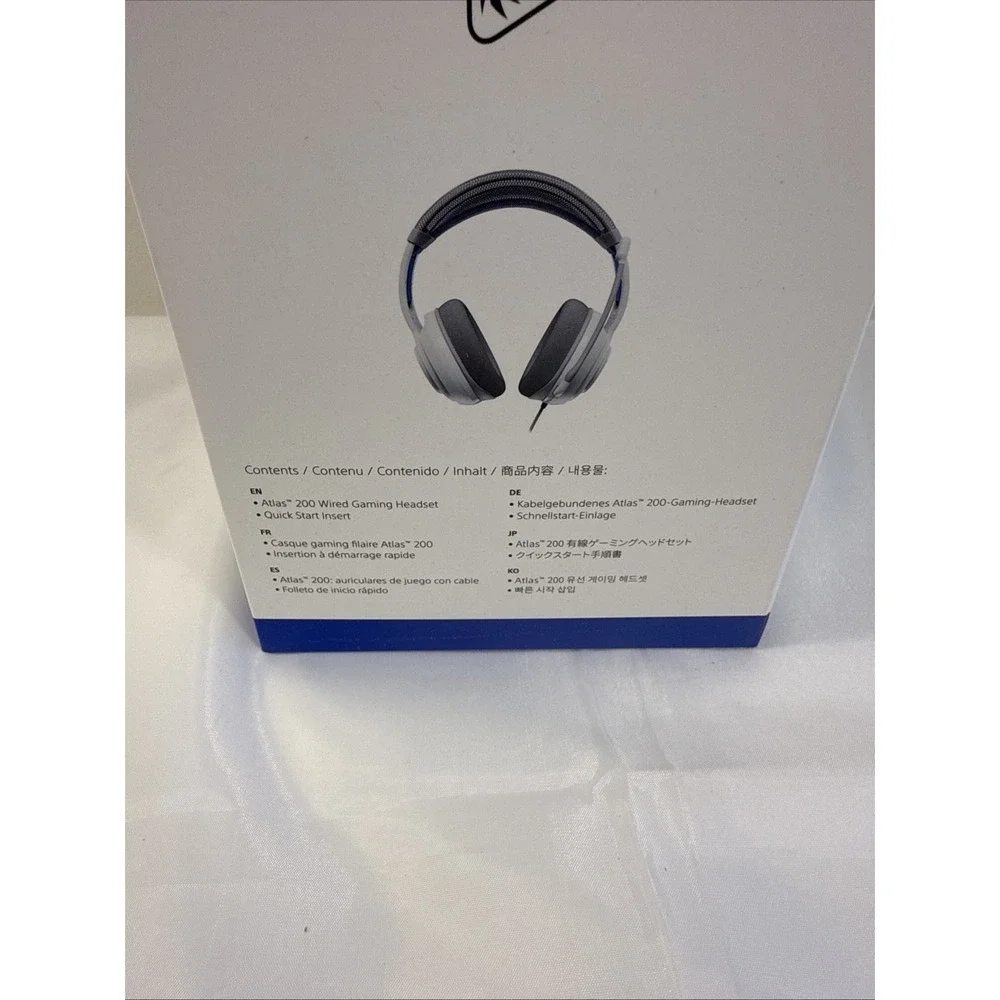 BRAND NEW Turtle Beach‎ Atlas 200 Playstation Wired Headset White